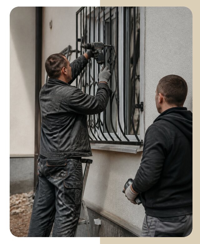 Установка наружных решеток в Климовске от 4963 р. | Дверной